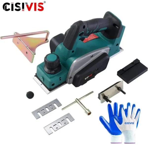 CISIVIS 20V 1500RPM 82MM 2Steel blades Electric Planer