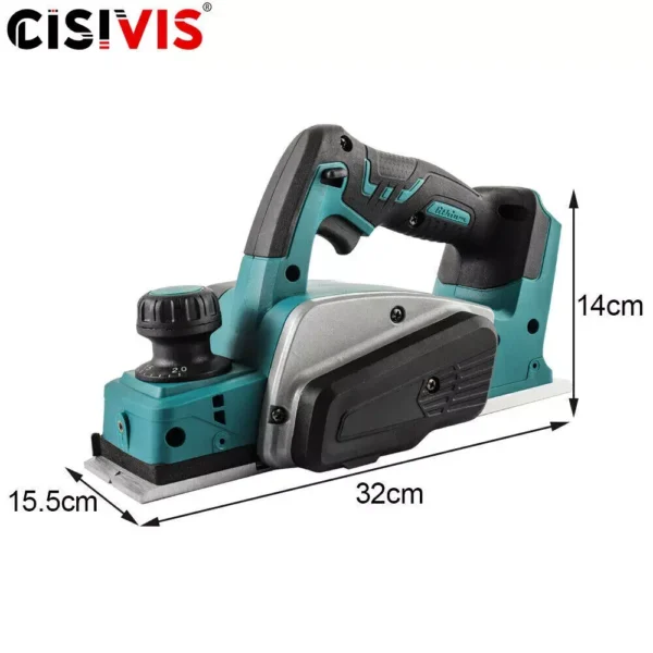 CISIVIS 20V 1500RPM 82MM 2Steel blades Electric Planer - Image 5