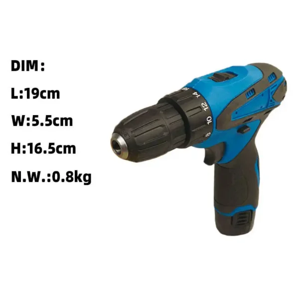 CISIVIS 24N.M 12V brushless Cordless Electric Screwdriver Set - Image 2