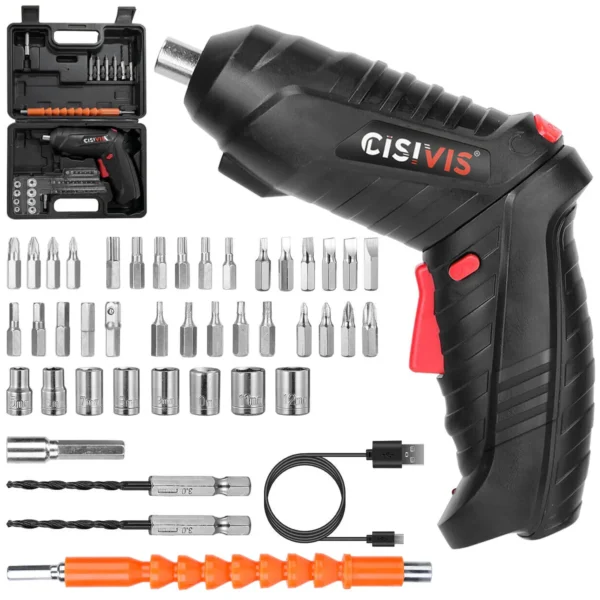 CISIVIS 21V 3.5N.M Cordless Drill Electric Screwdriver Set - Image 3