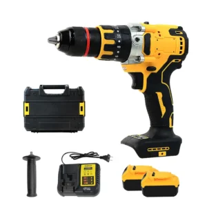 CISIVIS Portable 21V 1.5-13mm 65 NM Cordless Brushless Power Drill Set