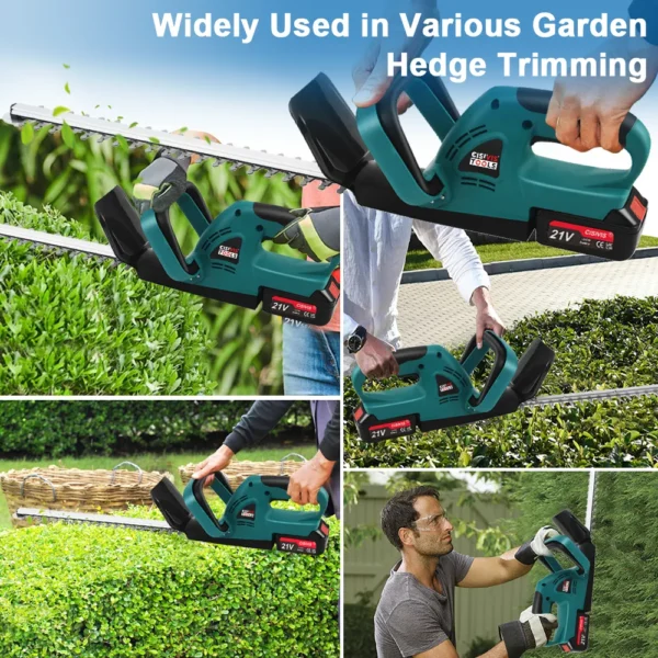 Brushless Cordless Electric Hedge Trimmer Garden Cutter Power String Trimmer Small Electric Lawn Mower Grass Trimmer - Image 4