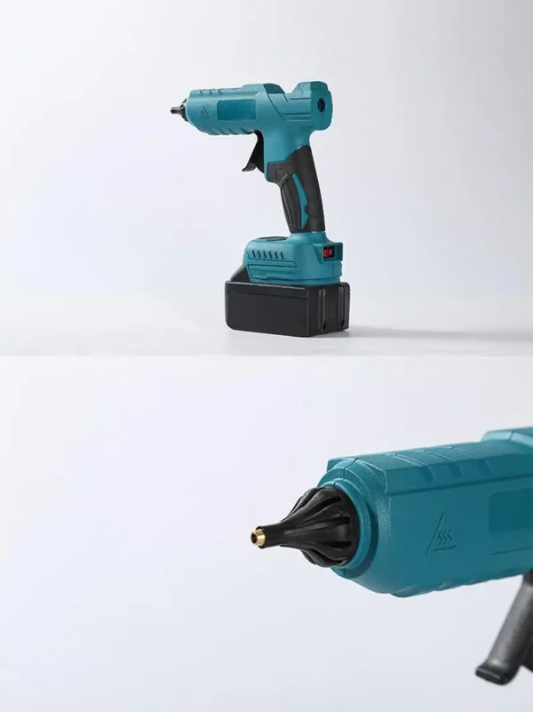21V Cordless Hot-Melt Glue Gun Rechargeable Power Tool for DIY for Hot-Melting Glue Applications - Image 3