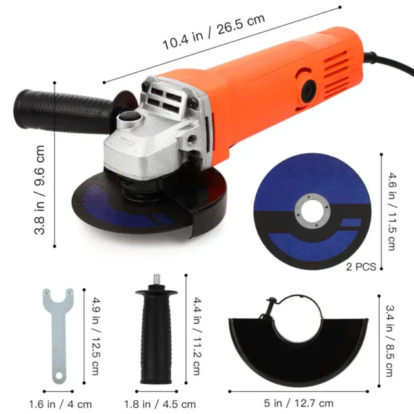 CISIVIS 22OV 1200W Corded Angle Grinder - Image 4