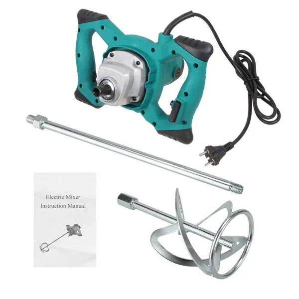 One-stop Machine Paint Mixer 6 Speed Adjustable Paint And Cement Putty Powder Mixer with stirring rod - Image 4