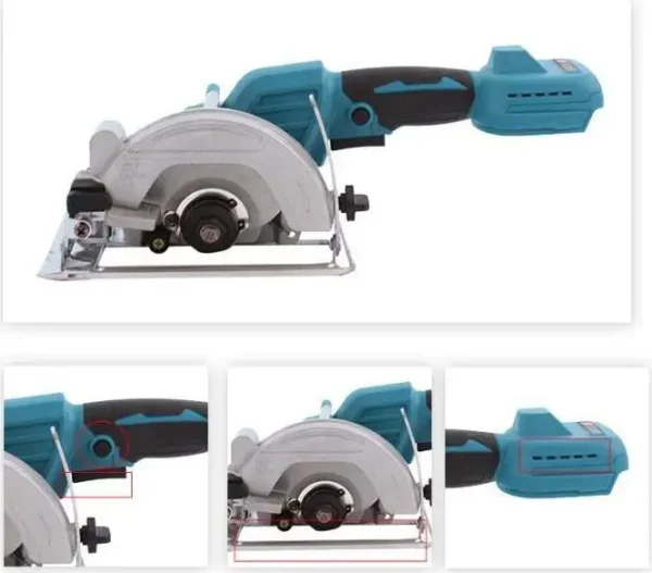 Hot Selling 6-Piece Power Tool Kit with Hand Drill Hammer Angle Mill Wrench Lithium-Brushless Polisher Hard Case 1-Year Warranty - Image 2