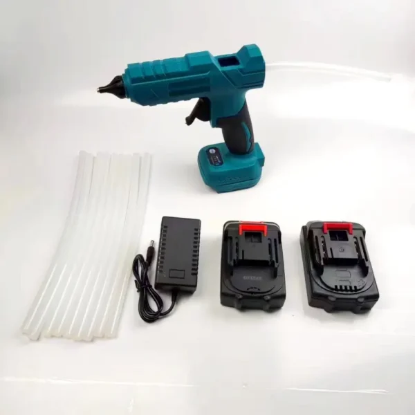 21V Cordless Hot-Melt Glue Gun Rechargeable Power Tool for DIY for Hot-Melting Glue Applications