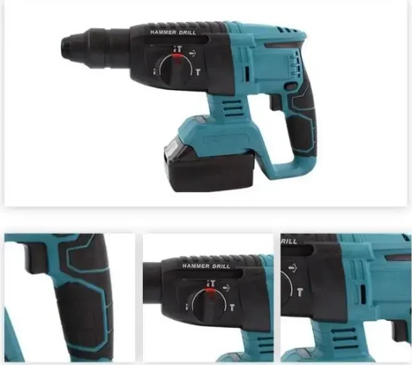 Hot Selling 6-Piece Power Tool Kit with Hand Drill Hammer Angle Mill Wrench Lithium-Brushless Polisher Hard Case 1-Year Warranty - Image 6