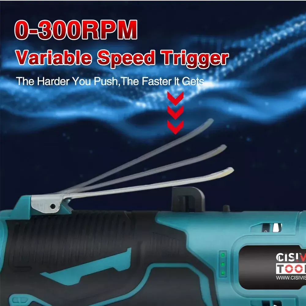 CISIVIS 12V 60NM 3/8 Cordless Electric Ratchet Wrench - Image 5