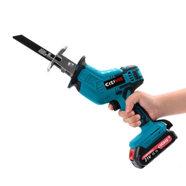 Customized Handheld Cordless Electric Reciprocating Saw With 12 Pcs Saw Blade Battery Power Chainsaw - Image 4