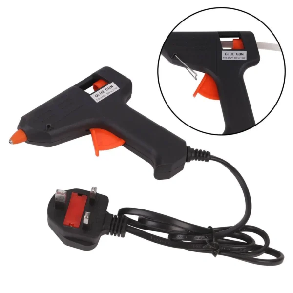 Hot-Melt Glue Gun DIY Hobby Craft with Electric Trigger & 100 Free Glue Sticks for Adhesive Applications - Image 5
