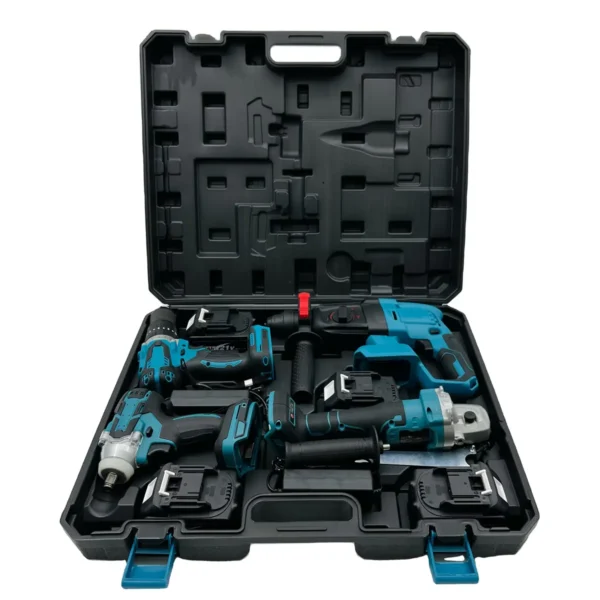 CISIVIS 21V Lithium Ion Cordless 4 Piece Power Tool Kit - Image 4