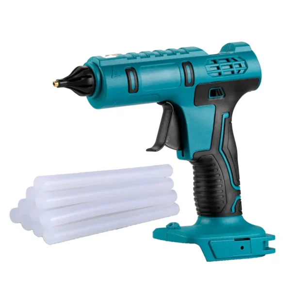 CISIVIS 18V Battery Cordless Electric Hot-Melt Glue Gun with 11mm Glue Stick & Hot Air Gun Hot Melt Weld Features - Image 7