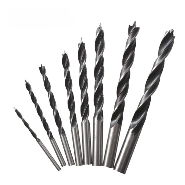 Positioning drilling and opening woodworking drill bit