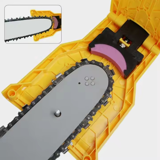 Chain saw knife sharpener