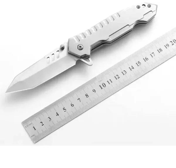 Stainless steel tactical folding knife