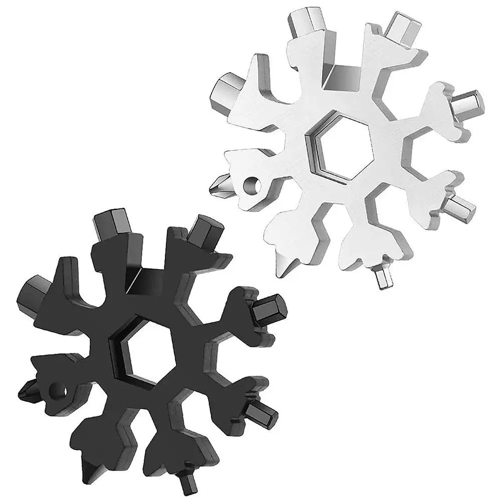 Octagonal alloy steel snowflake wrench