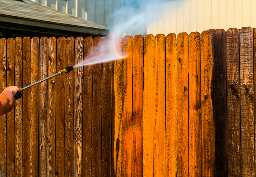 Wood Fence Cleaning