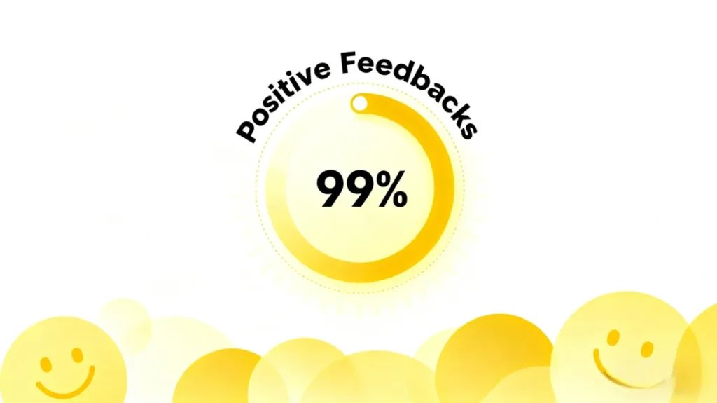 99% Positive Feedbacks