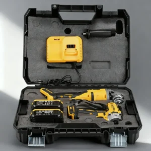 2-Piece Cordless Power Tool Sets – Angle Grinder & Brushless Impact Wrench Kit TZ0009 – 21V