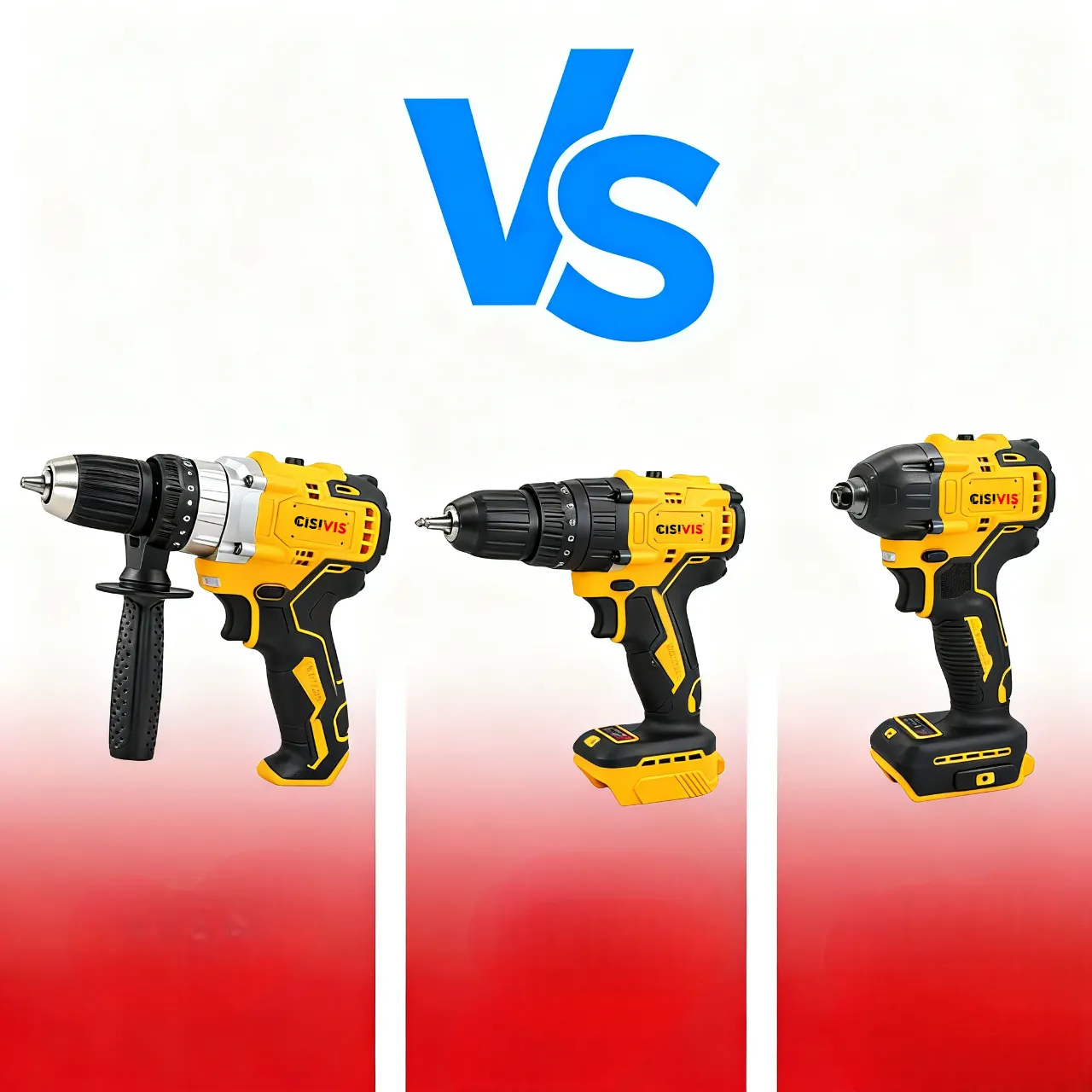 impact driver vs drill driver vs hammer drill
